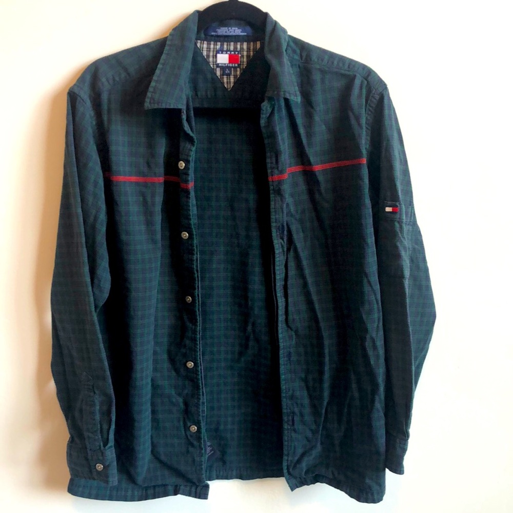 Vintage Tommy Hilfiger plaid button up